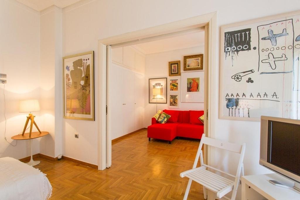 A Cozy Apt In Kolonaki Of Aten Exteriör bild